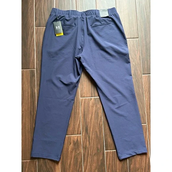 Under Armour Men's Performance Golf Pants Tapered 40 x 30 Navy - Picture 3 of 10